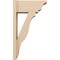 Ekena Millwork 7 1/2-in W x 16-in D x 28-in H Funston Trad Rough Cedar Woodgrain TimberThane Outlooker, Primed Tan OUTUR075X16X28FST04RCPR - alternate 4